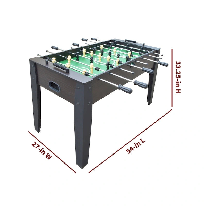 Baby-foot Hathaway Hurricane 54 pouces - Noyer foncé