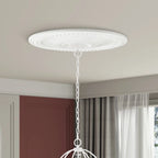 Rosace de plafond blanche Wingate de Livex Lighting, références 82073, 82075, 82076 et 82077