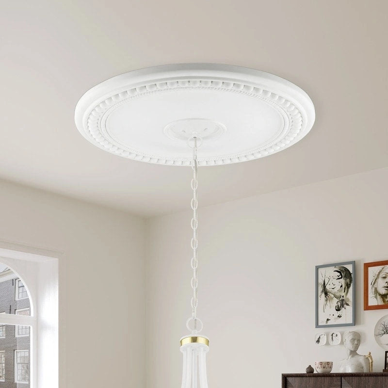 Livex Lighting Wingate White Ceiling Medallion, 82073, 82075, 82076, 82077
