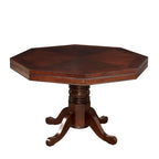 Table de poker traditionnelle Gary en bois massif de cerisier, par Furniture of America