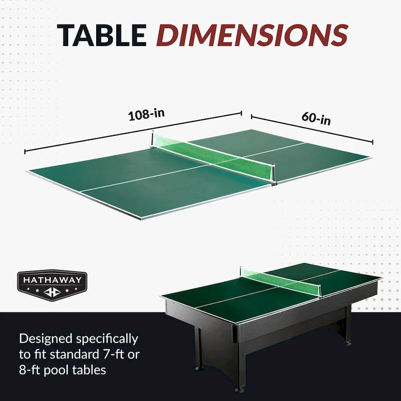 Plateau de conversion de tennis de table Hathaway Quick Set 12 mm
