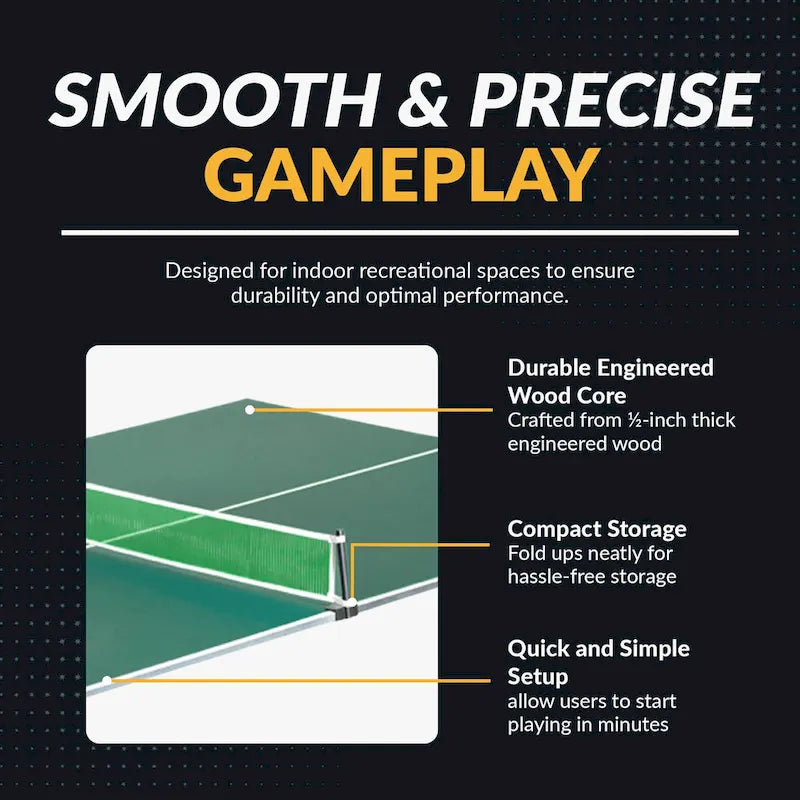 Plateau de conversion de tennis de table Hathaway Quick Set 12 mm