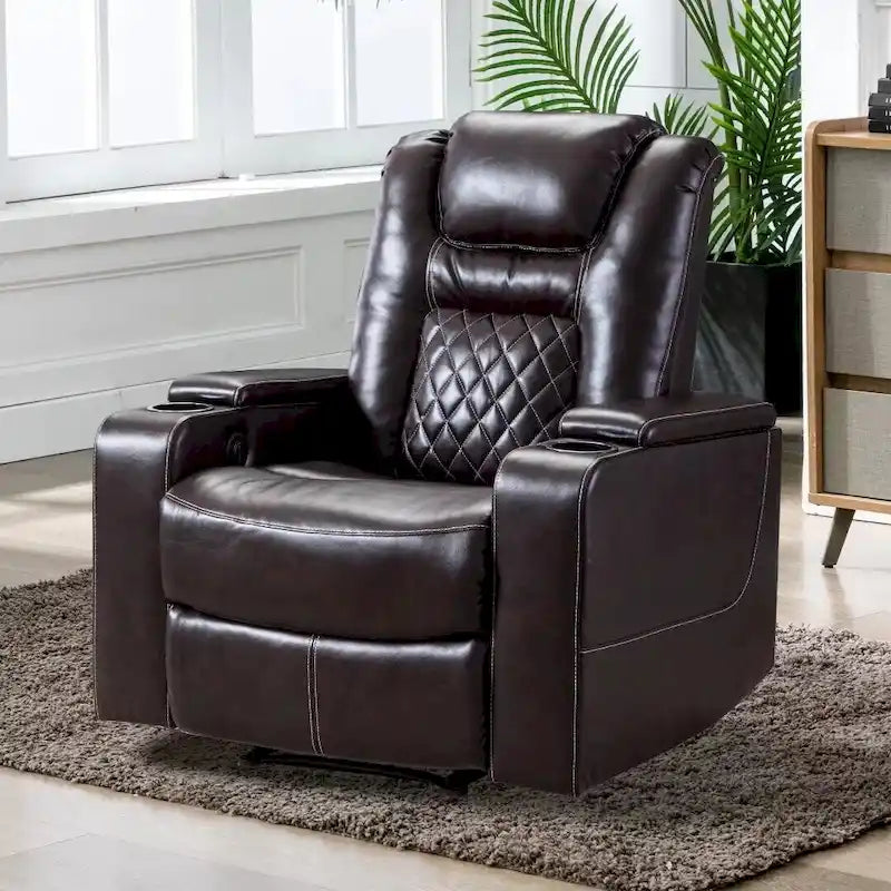 Fauteuil inclinable électrique multifonction Ebello pour home cinéma