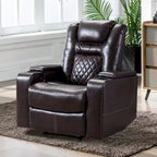 Fauteuil inclinable électrique multifonction Ebello pour home cinéma