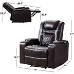 Fauteuil inclinable électrique multifonction Ebello pour home cinéma