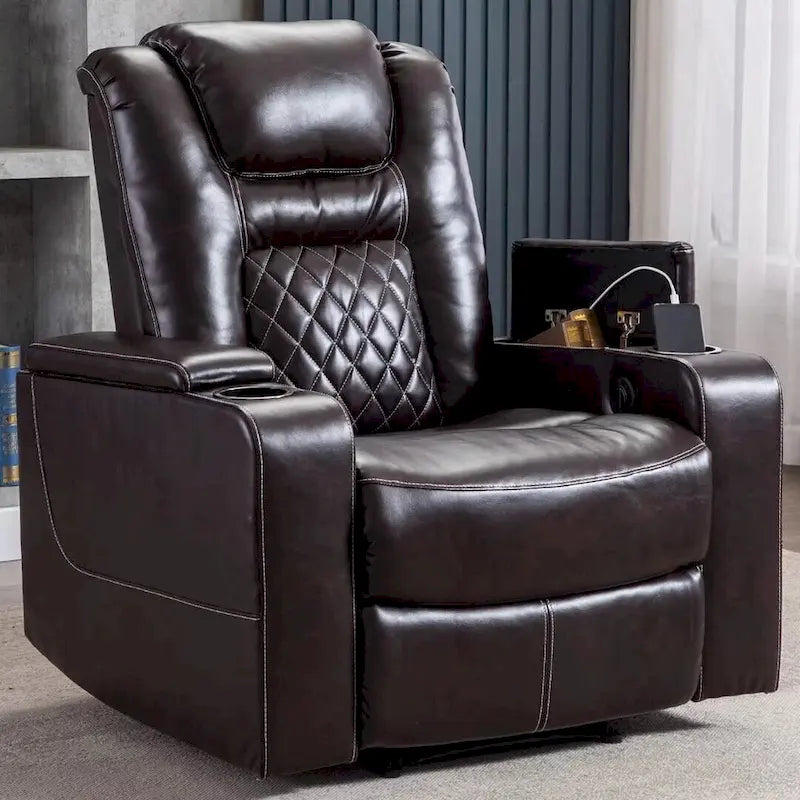 Fauteuil inclinable électrique multifonction Ebello pour home cinéma