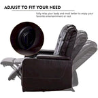Fauteuil inclinable électrique multifonction Ebello pour home cinéma
