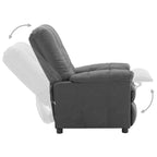Fauteuil inclinable vidaXL, confortable et relaxant, en tissu pour home cinéma - 29,1 x 38,9 x 40,1 cm