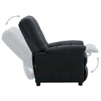 Fauteuil inclinable vidaXL, confortable et relaxant, en tissu pour home cinéma - 29,1 x 38,9 x 40,1 cm
