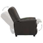 Fauteuil inclinable vidaXL, confortable et relaxant, en tissu pour home cinéma - 29,1 x 38,9 x 40,1 cm