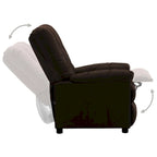 Fauteuil inclinable vidaXL, confortable et relaxant, en tissu pour home cinéma - 29,1 x 38,9 x 40,1 cm