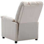 Fauteuil inclinable vidaXL, confortable et relaxant, en tissu pour home cinéma - 29,1 x 38,9 x 40,1 cm