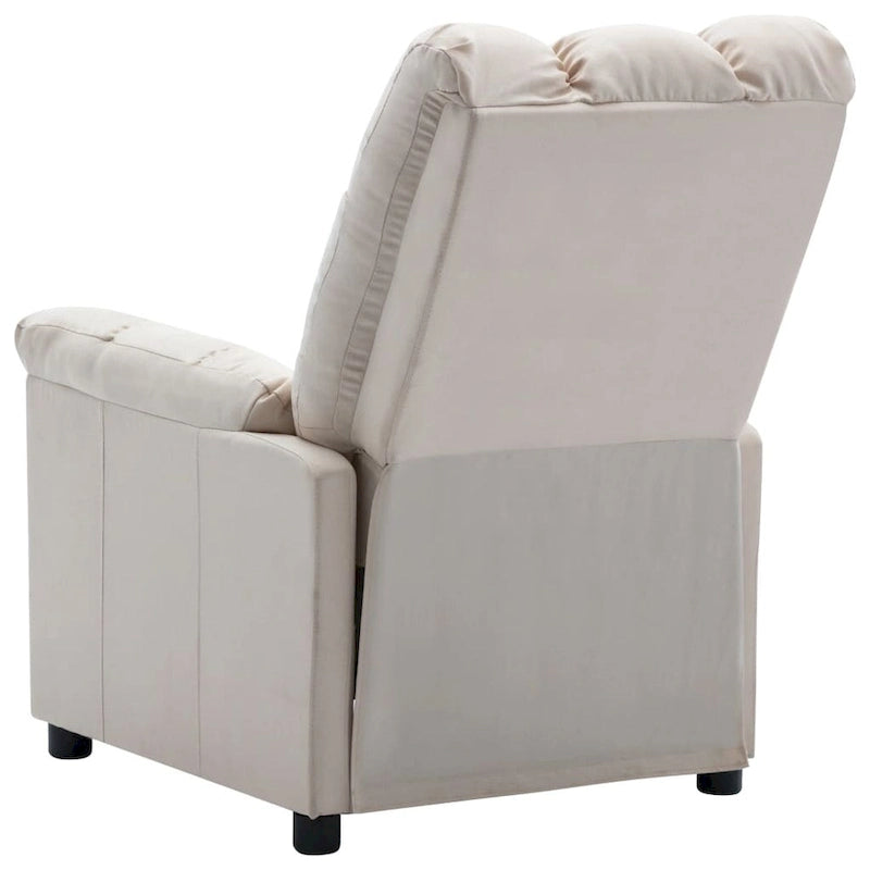 Fauteuil inclinable vidaXL, confortable et relaxant, en tissu pour home cinéma - 29,1 x 38,9 x 40,1 cm