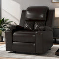 Fauteuil inclinable manuel pour home cinéma avec dossier et accoudoirs rembourrés