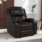 Fauteuil inclinable manuel pour home cinéma avec dossier et accoudoirs rembourrés