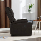 Fauteuil inclinable manuel pour home cinéma avec dossier et accoudoirs rembourrés