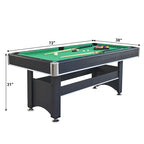 Table de billard de 1,83 m avec plateau de ping-pong