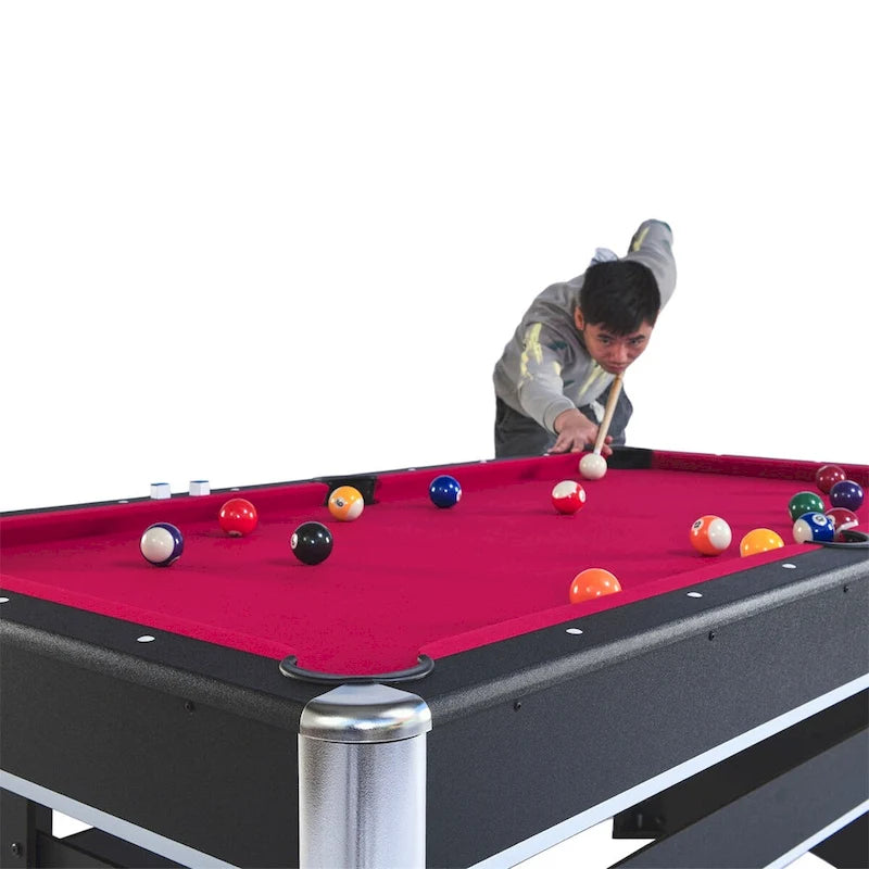 Table de billard de 1,83 m avec plateau de ping-pong