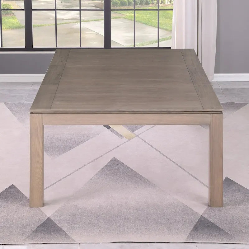 Table de billard Olivia GreyWash Ash de 2,13 m (7 pieds) en ardoise avec plateau de table.