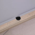 Table de billard Olivia GreyWash Ash de 2,13 m (7 pieds) en ardoise avec plateau de table.