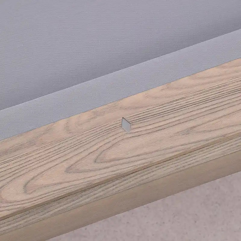 Table de billard Olivia GreyWash Ash de 2,13 m (7 pieds) en ardoise avec plateau de table.