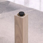 Table de billard Olivia GreyWash Ash de 2,13 m (7 pieds) en ardoise avec plateau de table.