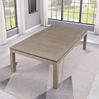 Table de billard Olivia GreyWash Ash de 2,13 m (7 pieds) en ardoise avec plateau de table.