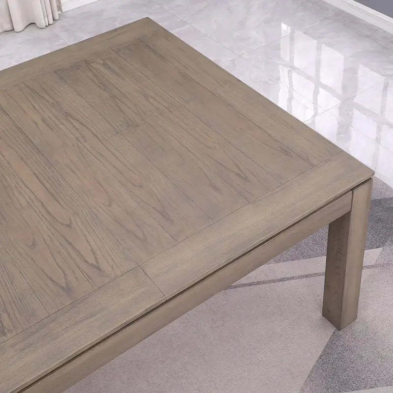 Table de billard Olivia GreyWash Ash de 2,13 m (7 pieds) en ardoise avec plateau de table.