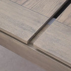 Table de billard Olivia GreyWash Ash de 2,13 m (7 pieds) en ardoise avec plateau de table.