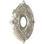 Rosace de plafond Attica en PVC thermoformé, diamètre intérieur 3 1/2 po