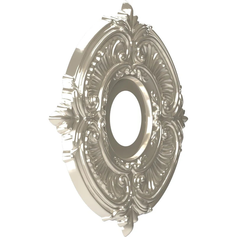 3 1/2  Inside Diameter - Attica Thermoformed PVC Ceiling Medallion