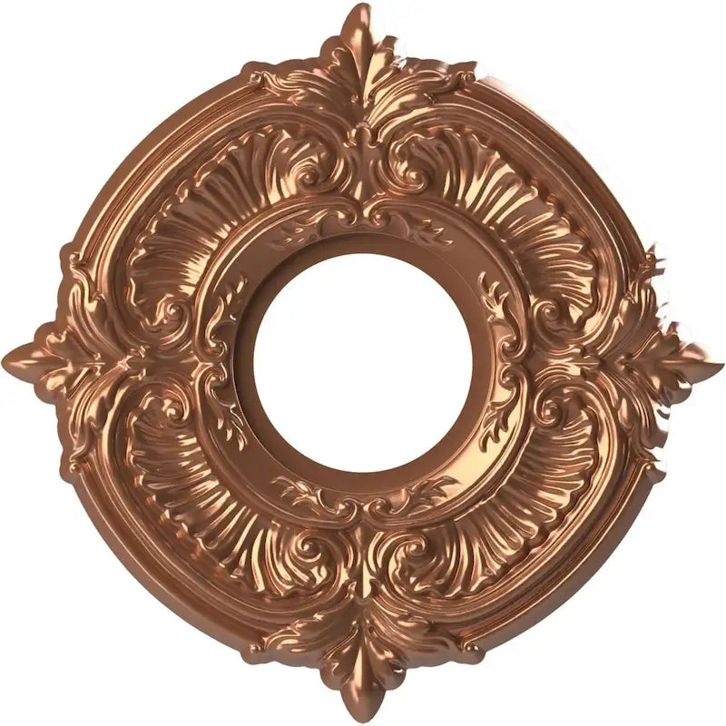 3 1/2  Inside Diameter - Attica Thermoformed PVC Ceiling Medallion