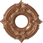 Rosace de plafond Attica en PVC thermoformé, diamètre intérieur 3 1/2 po