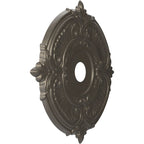 Rosace de plafond Attica en PVC thermoformé, diamètre intérieur 3 1/2 po