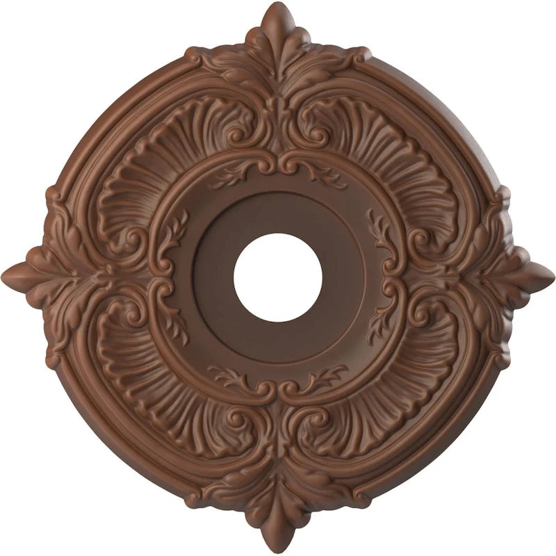 3 1/2  Inside Diameter - Attica Thermoformed PVC Ceiling Medallion