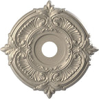 Rosace de plafond Attica en PVC thermoformé, diamètre intérieur 3 1/2 po