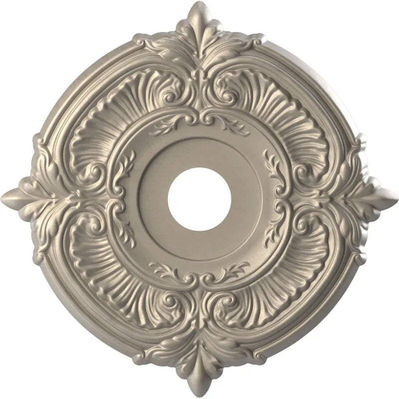 3 1/2  Inside Diameter - Attica Thermoformed PVC Ceiling Medallion