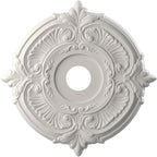 Rosace de plafond Attica en PVC thermoformé, diamètre intérieur 3 1/2 po
