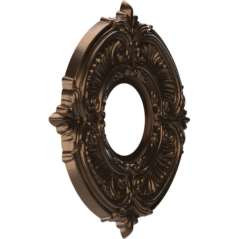 3 1/2  Inside Diameter - Attica Thermoformed PVC Ceiling Medallion
