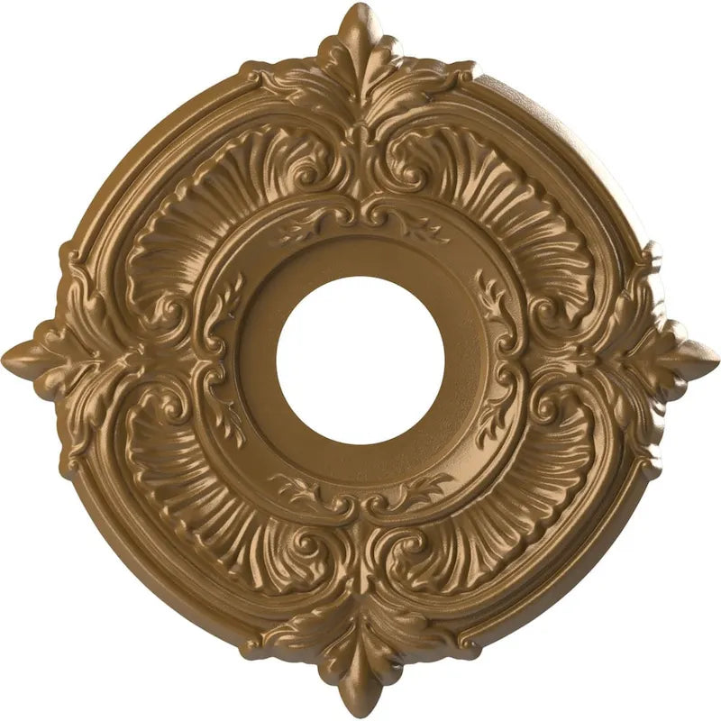 3 1/2  Inside Diameter - Attica Thermoformed PVC Ceiling Medallion
