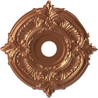 Rosace de plafond Attica en PVC thermoformé, diamètre intérieur 3 1/2 po