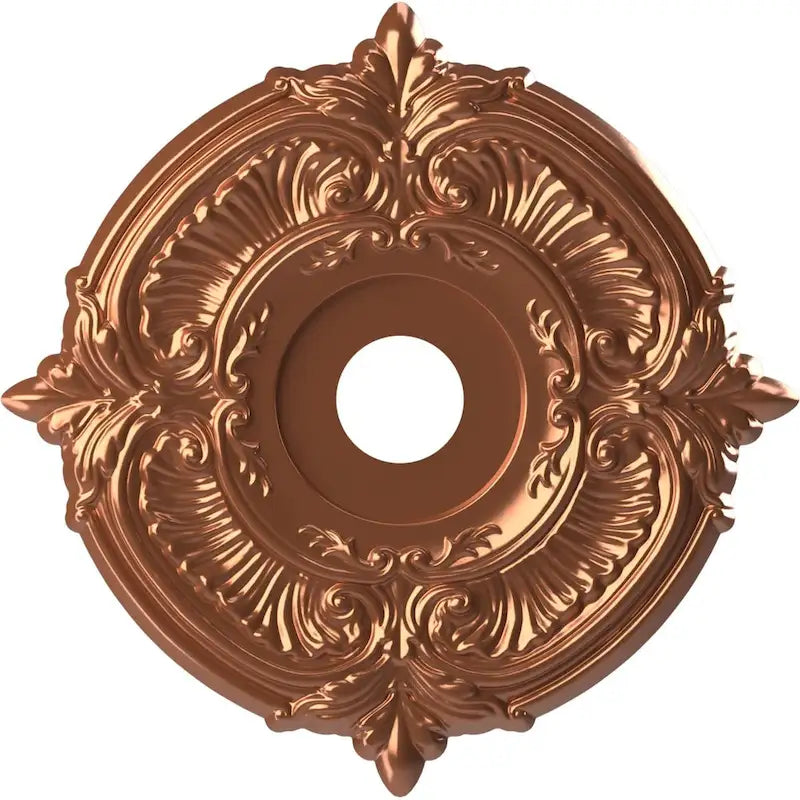 3 1/2  Inside Diameter - Attica Thermoformed PVC Ceiling Medallion