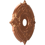 Rosace de plafond Attica en PVC thermoformé, diamètre intérieur 3 1/2 po