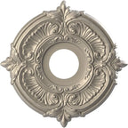 Rosace de plafond Attica en PVC thermoformé, diamètre intérieur 3 1/2 po