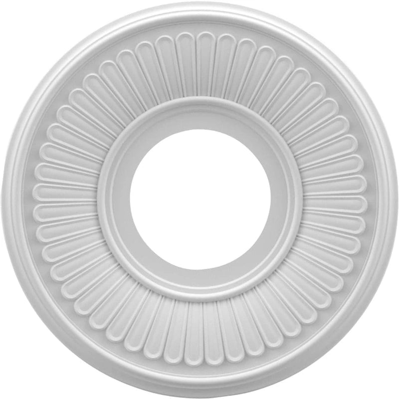 3 1/2  Inside Diameter - Berkshire Thermoformed PVC Ceiling Medallion