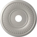 Rosace de plafond Berkshire en PVC thermoformé, diamètre intérieur 3 1/2 po