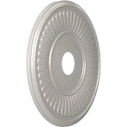 Rosace de plafond Berkshire en PVC thermoformé, diamètre intérieur 3 1/2 po