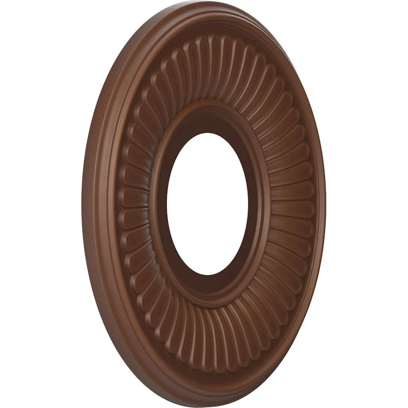 3 1/2  Inside Diameter - Berkshire Thermoformed PVC Ceiling Medallion