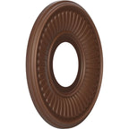 Rosace de plafond Berkshire en PVC thermoformé, diamètre intérieur 3 1/2 po