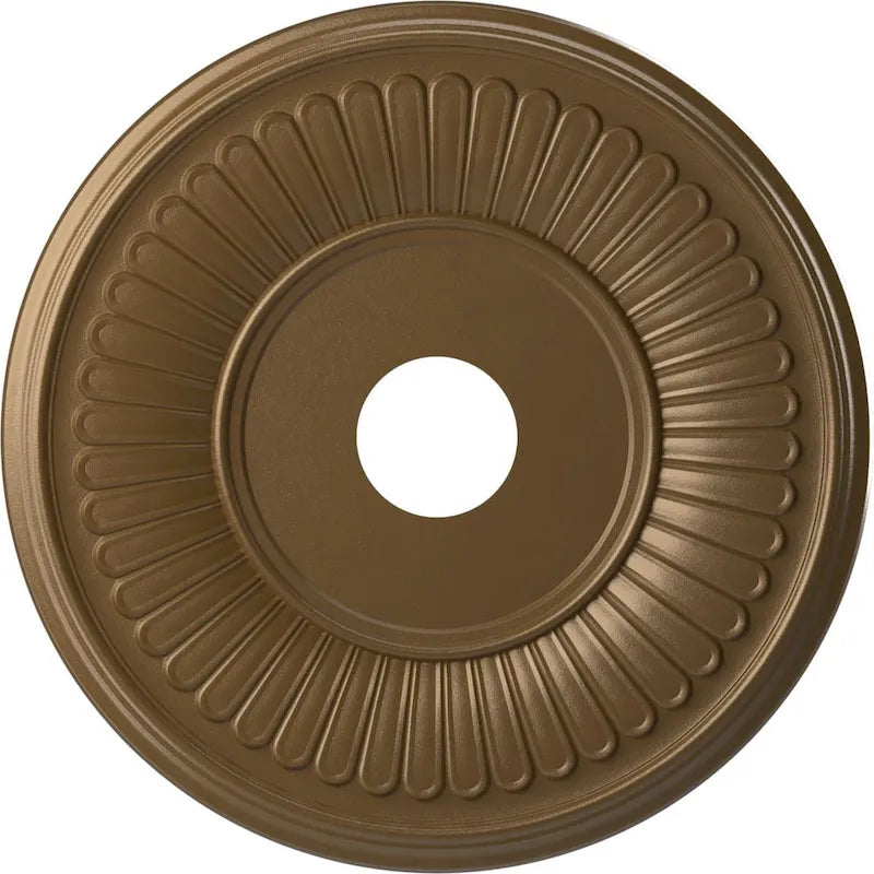 3 1/2  Inside Diameter - Berkshire Thermoformed PVC Ceiling Medallion